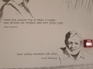 Carvi Hotel Lagos: Inspirational quotes on wall in entrance foyer