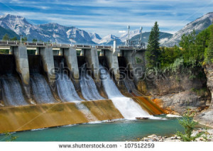Hydroelectric Power Generation Dam of hydroelectric power