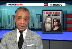 Al Sharpton Shocked Palin Never Even Read Phil Robertson’s Quotes