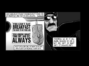 Axe Cop quote from the beginning. It's another example of Axe Cop ...