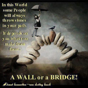 In this world, some people will always throw stones in your path. It ...