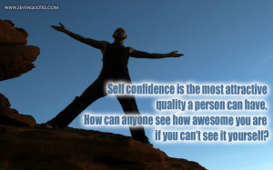Self confidence is…