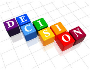 ... the way to make the best decisions at the point of decision it usually