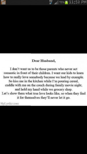 Dear future husband:)