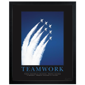 Teamwork Jets Motivational Poster (737910)