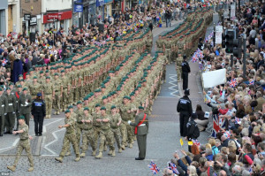 The Royal Marines of 40 Commando homecoming parade marks the last ...