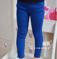 Leggings Jeans Kids Long Trousers Fashion Candy Color Jeans Skinny