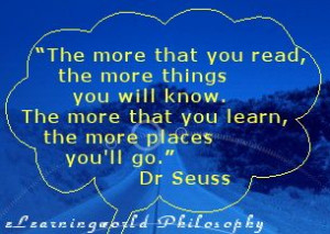 Dr Seuss Quote about learning
