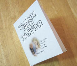 Thank You Pastor Greeting Card