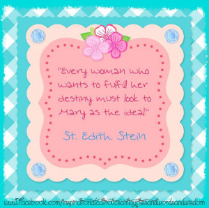 St. Edith Stein Quote