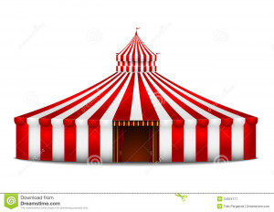 Black And White Circus Tent