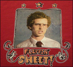 Napoleon Dynamite Flippin Sweet red T-shirt