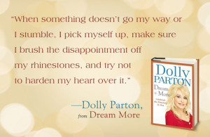 don’t have a copy to give away but Dolly Parton has a new book out ...