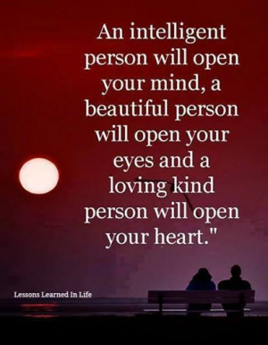 To open your mind, eyes and heart
