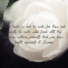Love quote by Rumi