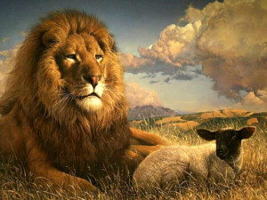 The Lion the Lamb..... Peace