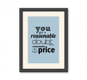 doubt for a reasonable price - Graduation / birthday - Law Quote ...