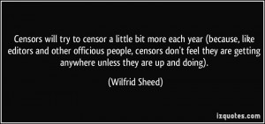 More Wilfrid Sheed Quotes