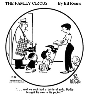 An early strip featuring (L to R) Daddy (Bil), Dolly, Billy, Mommy ...