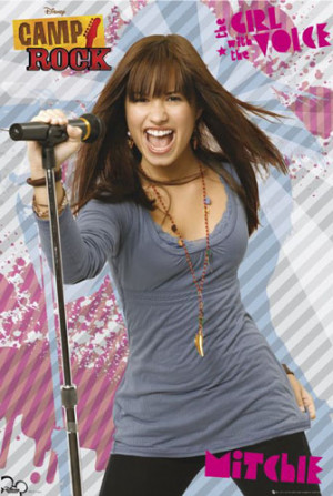 camp rock poster mitchie from the new disney movie camp rock camp rock