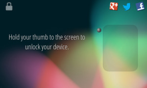 Fingerprint Lock Screen Description