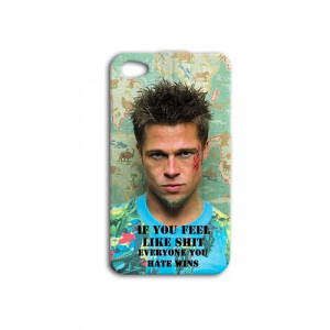 Brad Pitt Hot Phone Case Funny Quote Case iPhone 4 4s 5 5c 5s 6 Plus H