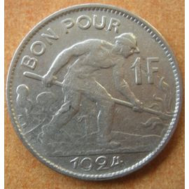 Luxembourg Bon Pour 1 Franc Charlotte 1924 1 000 000 Exemplaires