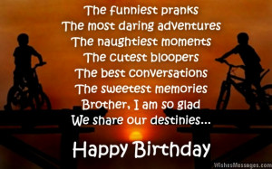 Birthday Wishes Quotes For Brother Birthday wish for brother