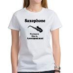Funny Saxophone Women's T-Shirt
