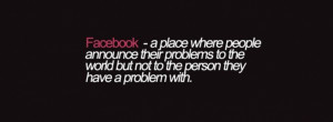 Facebook Quote facebook profile cover