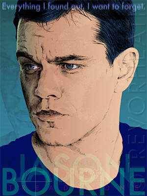 Matt Damon as Jason Bourne in The Bourne Identity