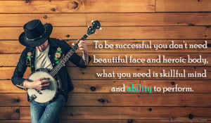 Success Quotes-Thoughts-Successful People-Beautiful Face-Skillful Mind