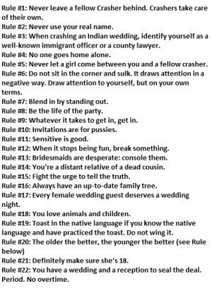 Wedding Crashers Quotes