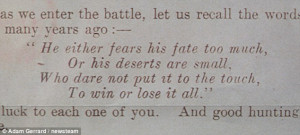 Monty's D-Day battle cry: Signed copy of his stirring words found in ...