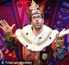 Marcus Brigstocke performing at the Harold Pinter Theatre