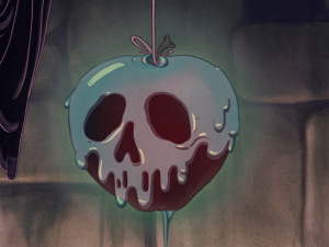 Poisoned Apple in Snow White