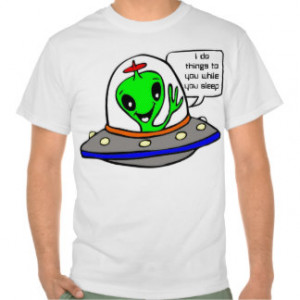 Alien probe tee shirt