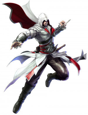 Ezio Auditore, as he appears in Soul Calibur V.