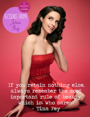 Lessons From: Tina Fey Girl...