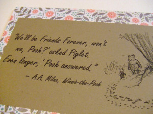 ... Pooh Quotes Love Forever ~ Winnie The Pooh And Piglet Friendship