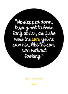 ... the sun, even without looking.