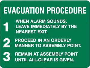 Fire Emergency Evacuation Procedures