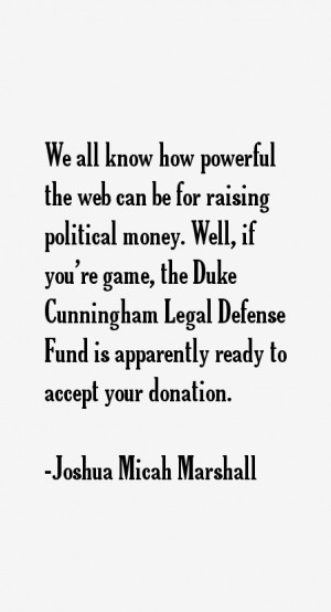 We all know how powerful the web can be for raising political money ...