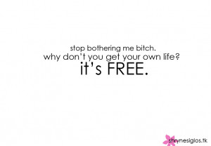 Quote 2 - Mind your Own Life by laceratedwrists