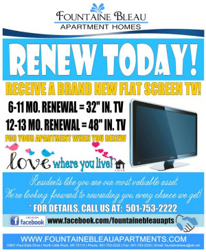 Lease Renewal Flyer I made for our Residents - Bonnie Rose, Offer a ...