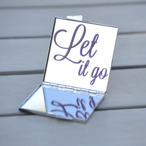 Let it go | Frozen movie quote | Customizable gift for fans of Disney ...