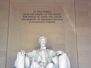 Abraham Lincoln Memorial...