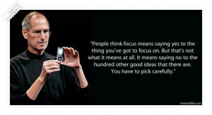Steve Jobs Quotes On Focus