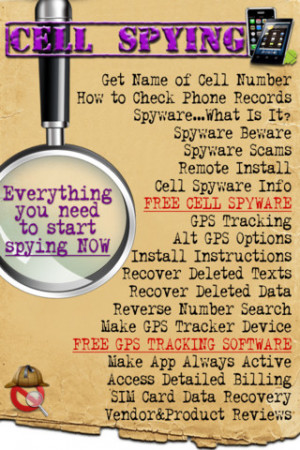 Spy Tools And Cheating Spouse Info Kit