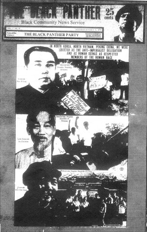 An image from the black panther party newspaper about revolutionary ...